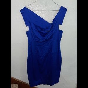 Black Halo Dress size 10/ Blue /Casual / almost New